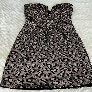 slim fit dress slacks Sequin Cutout Maxi Dress main image 0